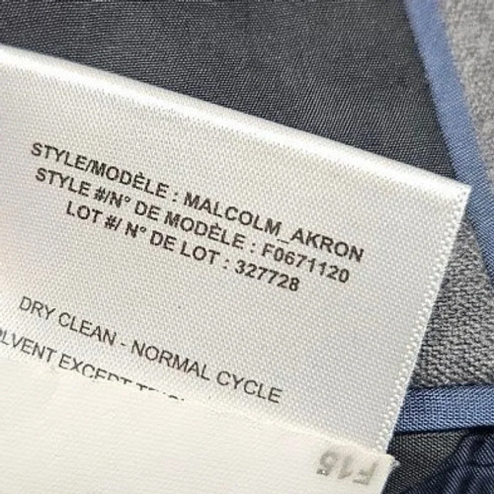 Theory Blazer Mens 40R Grey Malcolm Akron Sport Coat F0671120